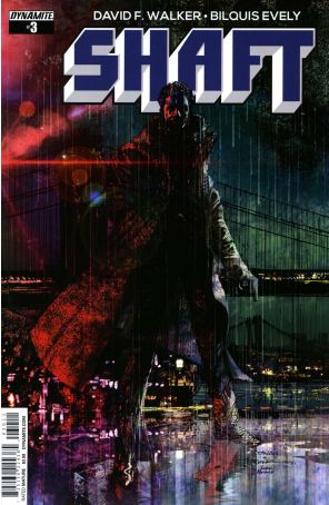 Shaft (Vol. 1) 3A published by Dynamite with cover art by Bill Sienkiewicz