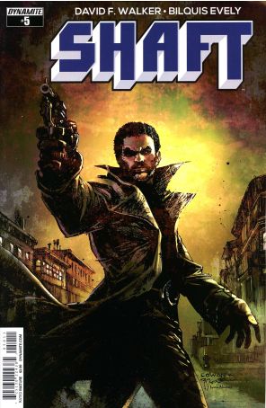 Shaft (Vol. 1) 5A published by Dynamite with cover art by Bill Sienkiewicz