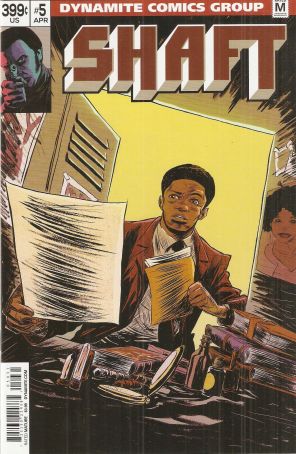 Shaft (Vol. 1) 5C published by Dynamite with cover art by Sanford Greene