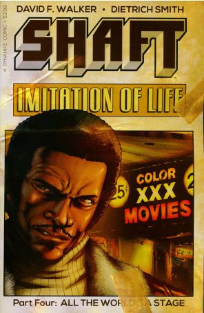 Shaft: Imitation Of Life 4 published by Dynamite with cover art by Matthew Clarke