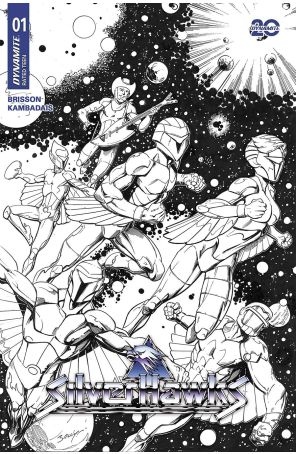 Silverhawks (Dynamite) 1ZR published by Dynamite with cover art by Mark Bagley