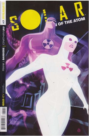 Solar, Man of the Atom (Vol. 3) 7 published by Dynamite with cover art by Juan Doe