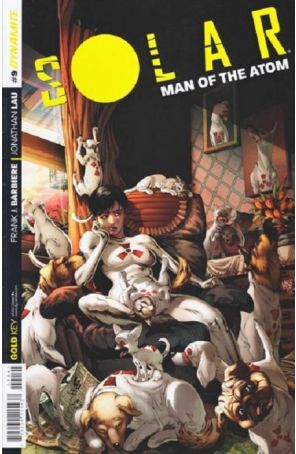Solar, Man of the Atom (Vol. 3) 9B published by Dynamite with cover art by Jonathan Lau