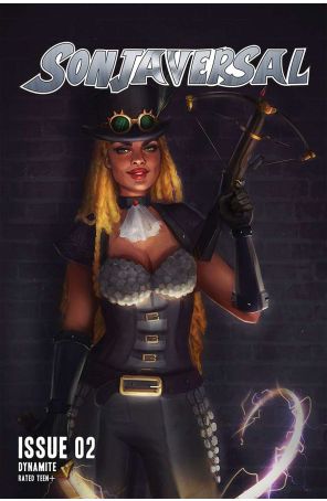 Sonjaversal 2D published by Dynamite with cover art by Mayara Sampaio