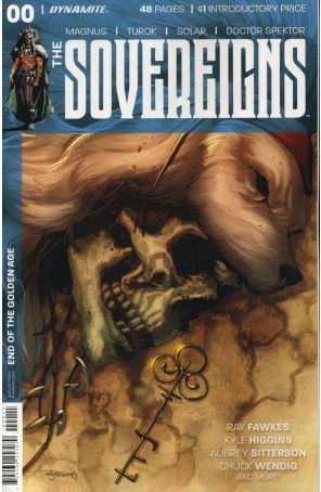 The Sovereigns 0A published by Dynamite with cover art by Stephen Segovia