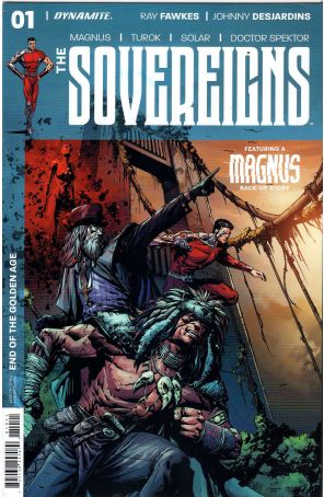 The Sovereigns 1B published by Dynamite with cover art by Johnny Desjardins