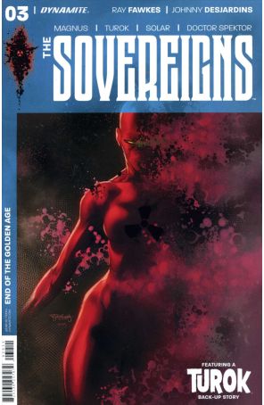 The Sovereigns 3A published by Dynamite with cover art by Stephen Segovia