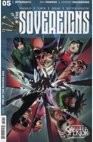 The Sovereigns 5A published by Dynamite with cover art by Stephen Segovia