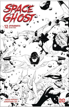 Space Ghost (Dynamite) 12H published by Dynamite with cover art by Jae Lee