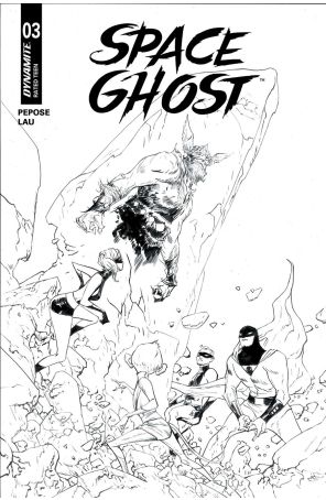 Space Ghost (Dynamite, 2nd Series) 3G published by Dynamite with cover art by Jae Lee