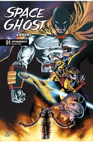 Space Ghost (Dynamite, 2nd Series) Annual 1A published by Dynamite with cover art by Jonathan Lau