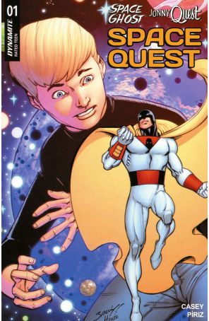 Space Ghost/Jonny Quest: Space Quest 1K published by Dynamite with cover art by Mark Bagley