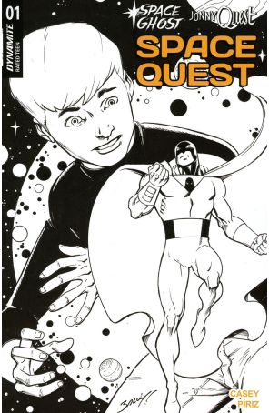 Space Ghost/Jonny Quest: Space Quest 1M published by Dynamite with cover art by Mark Bagley