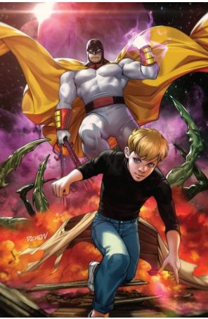 Space Ghost/Jonny Quest: Space Quest 1S published by Dynamite with cover art by Derrick Chew