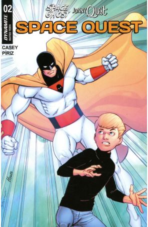 Space Ghost/Jonny Quest: Space Quest 2J published by Dynamite with cover art by Mark Bagley