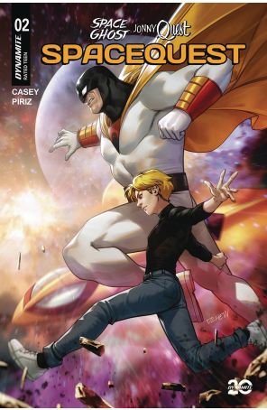 Space Ghost/Jonny Quest: Space Quest 2K published by Dynamite with cover art by Derrick Chew
