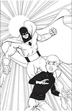 Space Ghost/Jonny Quest: Space Quest 2P published by Dynamite with cover art by Mark Bagley