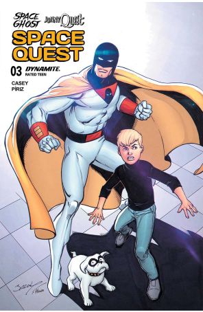 Space Ghost/Jonny Quest: Space Quest 3H published by Dynamite with cover art by Mark Bagley