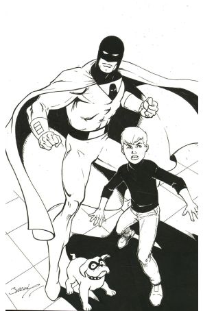 Space Ghost/Jonny Quest: Space Quest 3L published by Dynamite with cover art by Mark Bagley