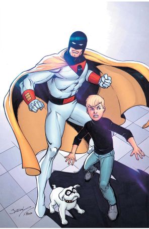 Space Ghost/Jonny Quest: Space Quest 3N published by Dynamite with cover art by Mark Bagley