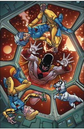 Space Ghost/Jonny Quest: Space Quest 4I published by Dynamite with cover art by Chad Hardin