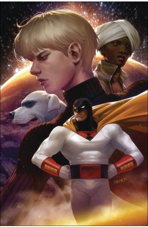 Space Ghost/Jonny Quest: Space Quest 4M published by Dynamite with cover art by Derrick Chew