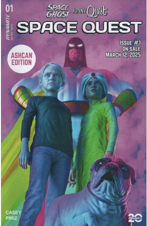 Space Ghost/Jonny Quest: Space Quest Ashcan 1 published by Dynamite with cover art by Mark Spears