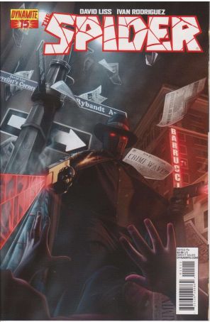 Spider (Dynamite) 15 published by Dynamite with cover art by Colton Worley