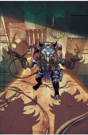 Starfinder: Angels of the Drift 2D published by Dynamite with cover art by Edu Menna