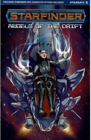 Starfinder: Angels of the Drift 5A published by Dynamite with cover art by Biagio D'alessandro