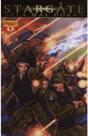 Stargate: Vala Mal Doran 4 published by Dynamite with cover art by Brett Booth