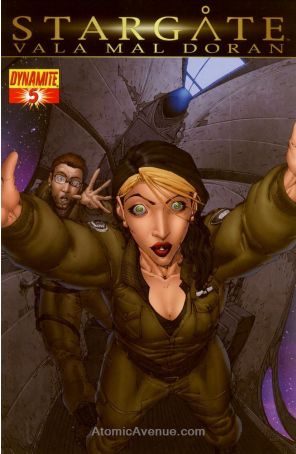 Stargate: Vala Mal Doran 5 published by Dynamite with cover art by Brett Booth