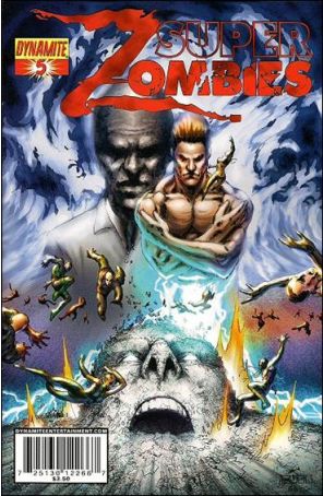 Super-Zombies 5A published by Dynamite with cover art by Mel Rubi
