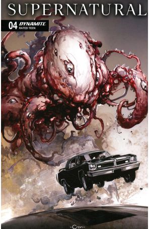 Supernatural (Dynamite) 4A published by Dynamite with cover art by Clayton Crain