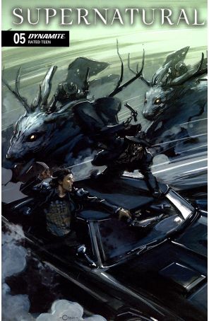 Supernatural (Dynamite) 5A published by Dynamite with cover art by Clayton Crain