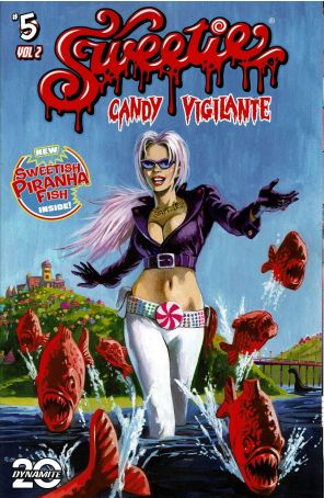 Sweetie Candy Vigilante (Vol. 2) 5A published by Dynamite with cover art by Stephen Sistilli