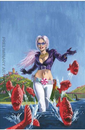 Sweetie Candy Vigilante (Vol. 2) 5H published by Dynamite with cover art by Stephen Sistilli
