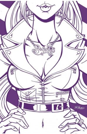 Sweetie Candy Vigilante 2J published by Dynamite with cover art by Josh Howard