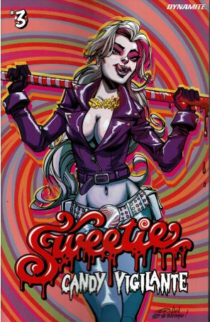 Sweetie Candy Vigilante 3A published by Dynamite with cover art by Jeff Zornow