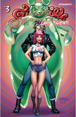 Sweetie Candy Vigilante 3B published by Dynamite with cover art by Jeff Zornow