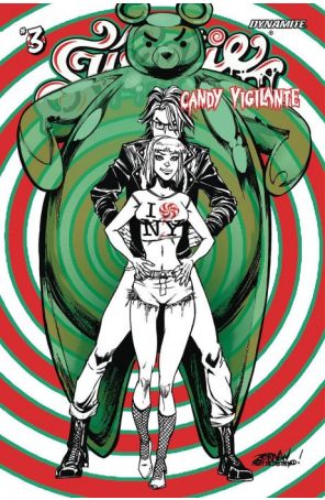 Sweetie Candy Vigilante 3I published by Dynamite with cover art by Jeff Zornow