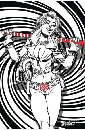 Sweetie Candy Vigilante 3M published by Dynamite with cover art by Jeff Zornow