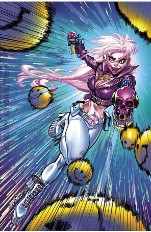 Sweetie Candy Vigilante 4E published by Dynamite with cover art by Jeff Zornow