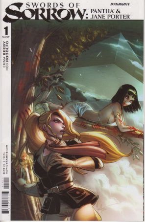 Swords of Sorrow Pantha And Jane Porter 1 published by Dynamite with cover art by Mirka Andolfo