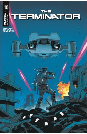 Terminator (Dynamite) 10A published by Dynamite with cover art by Declan Shalvey