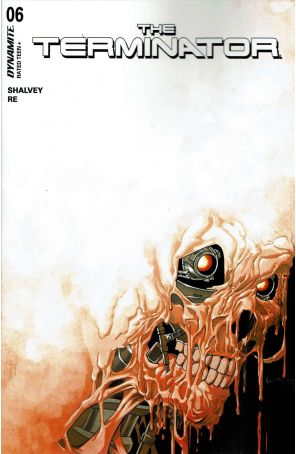 Terminator (Dynamite) 6A published by Dynamite with cover art by Declan Shalvey