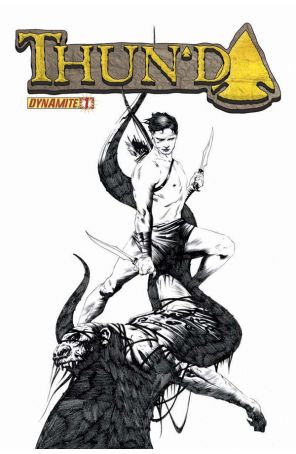 Thun'da 1A published by Dynamite with cover art by Jae Lee