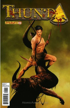 Thun'da 1 published by Dynamite with cover art by Jae Lee