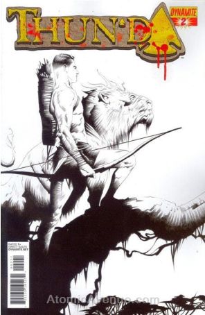 Thun'da 2A published by Dynamite with cover art by Jae Lee