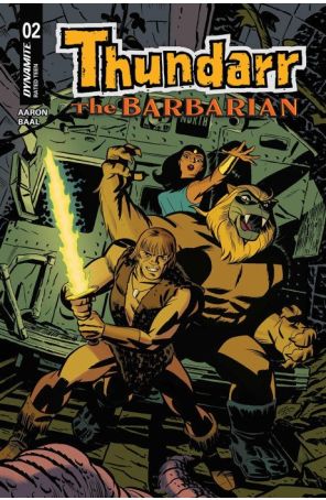 Thundarr the Barbarian 2A published by Dynamite with cover art by Michael Cho